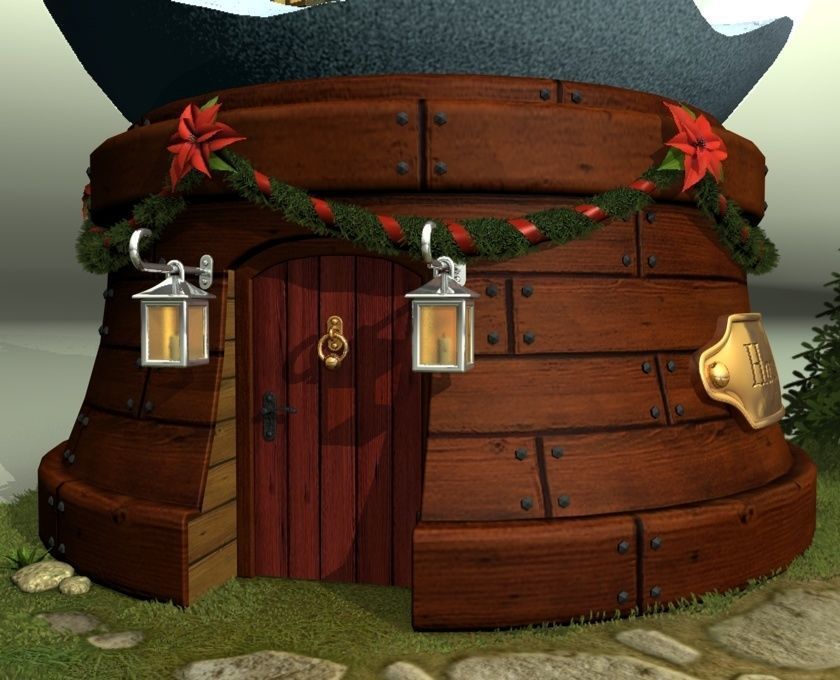 Glass Snow Ball 3D model_7