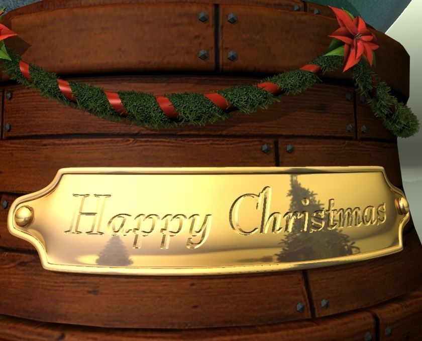 Glass Snow Ball 3D model_4