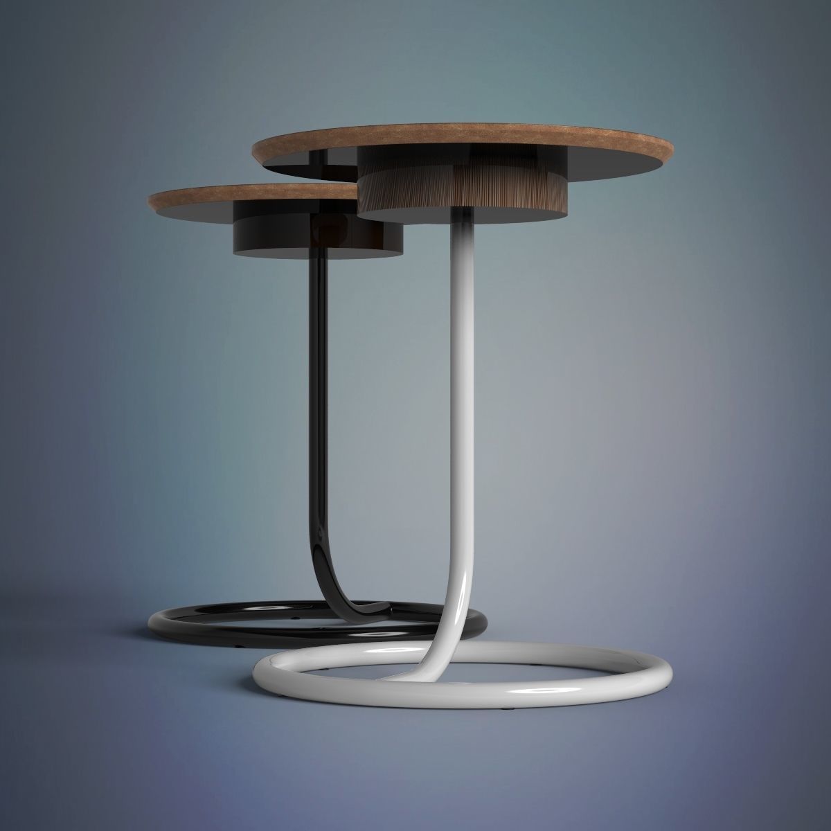 Bar Stools 3D model_4