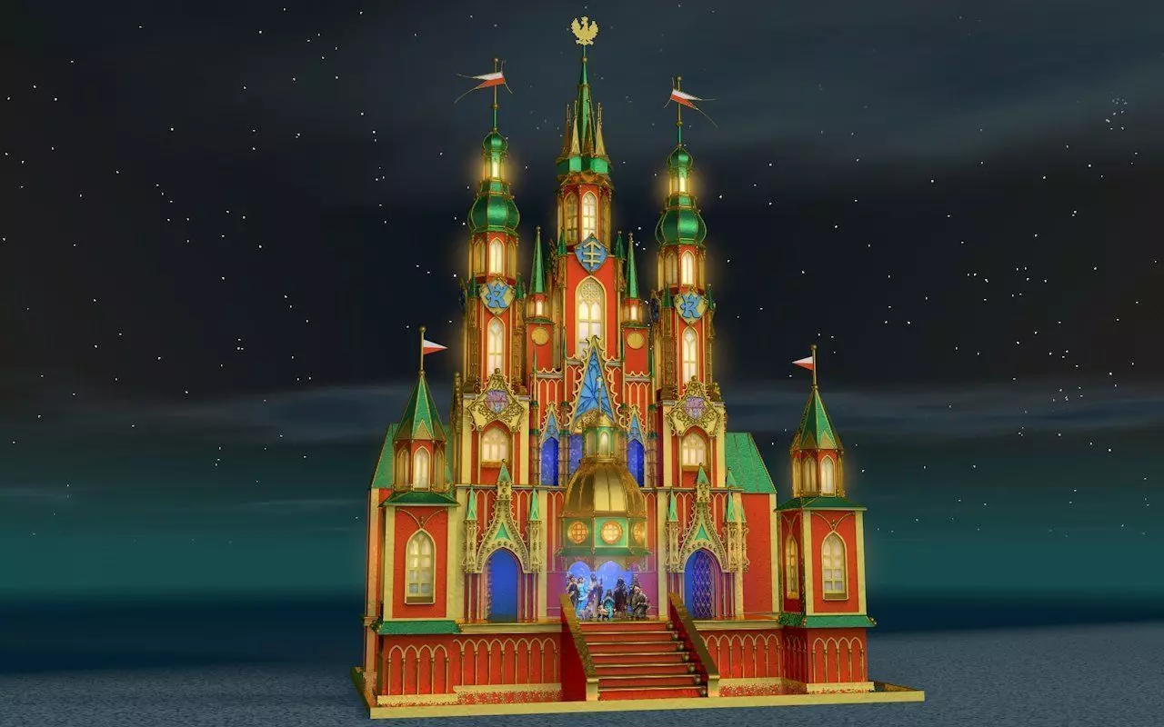 Christmas crib 3D model_0