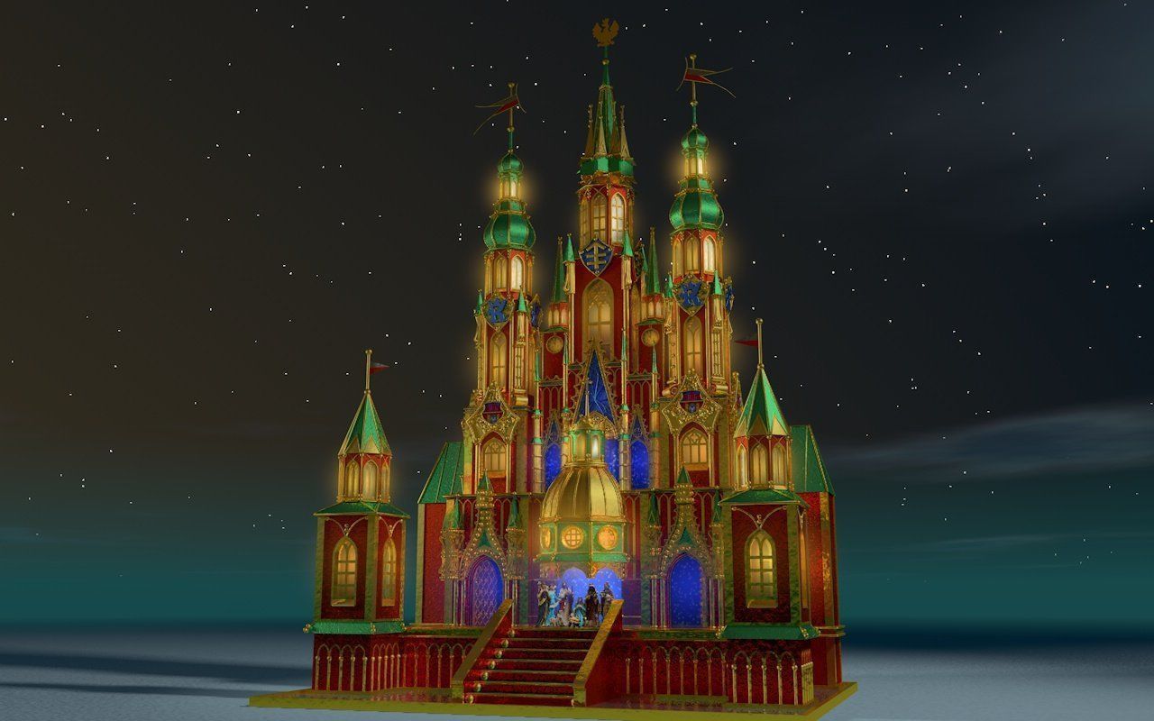 Christmas crib 3D model_4