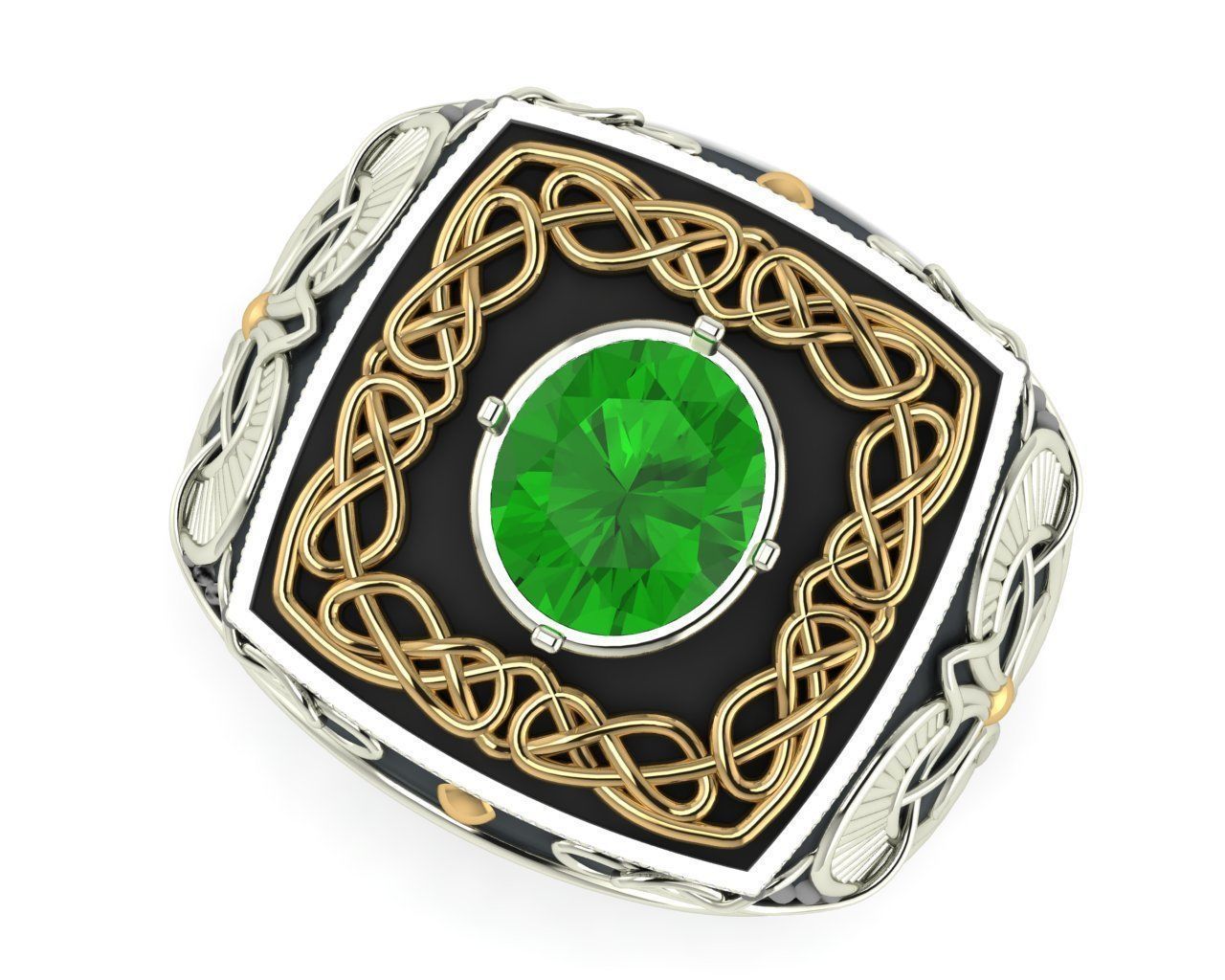 Oval Ring 3D Printing Model 3D print model_2