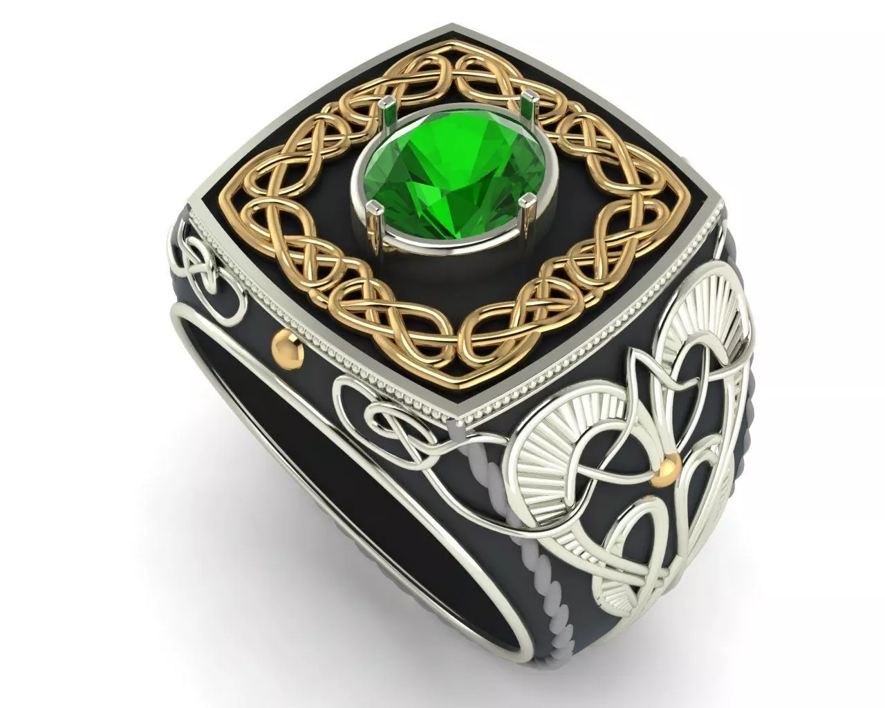 Oval Ring 3D Printing Model 3D print model_0