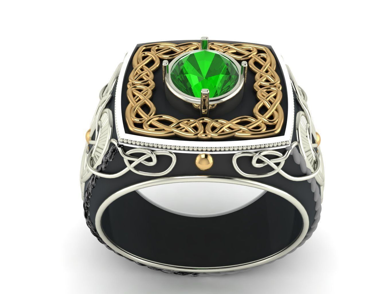 Oval Ring 3D Printing Model 3D print model_1