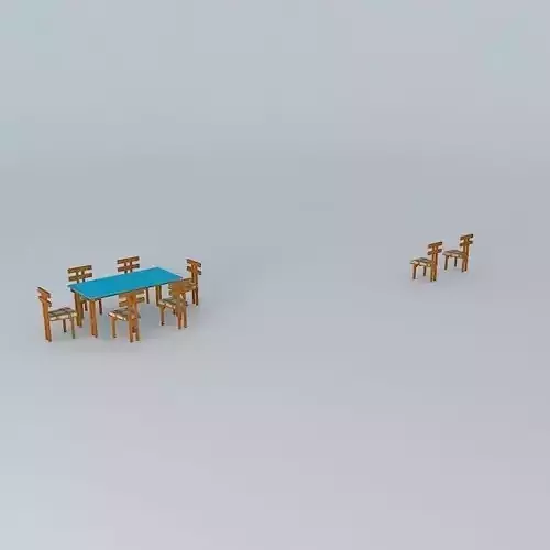Dining set table and chairs
