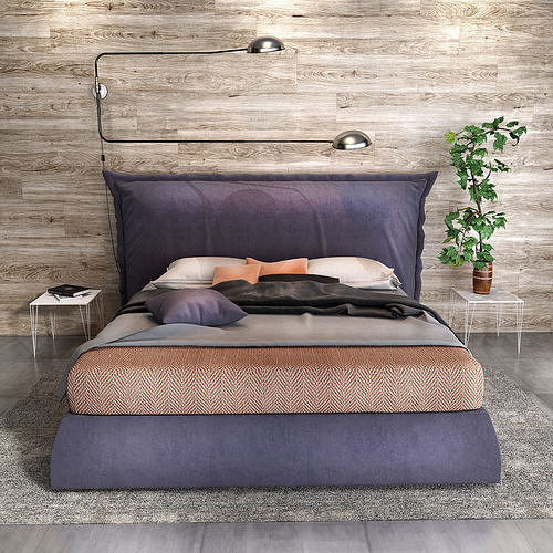 Felis Parker bed 3D model