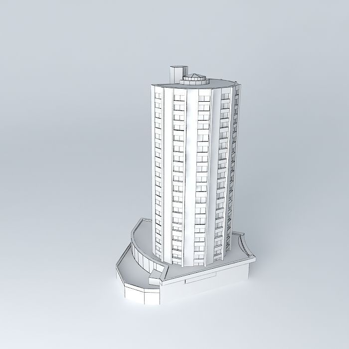 Building Itaguacu Campinas SP Av Francisco Glicerio 1639 3D model_3