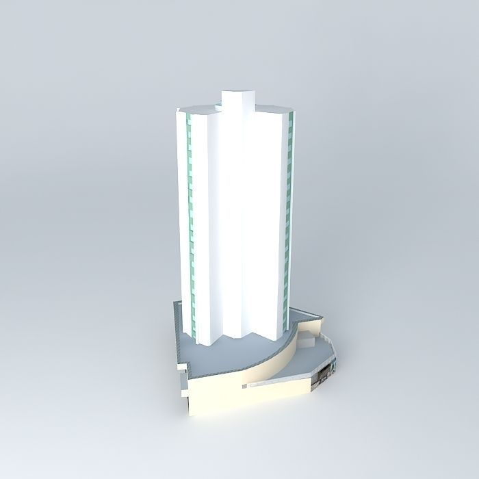 Building Itaguacu Campinas SP Av Francisco Glicerio 1639 3D model_1