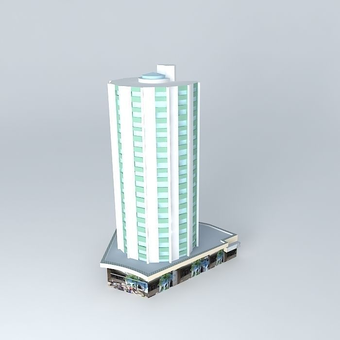 Building Itaguacu Campinas SP Av Francisco Glicerio 1639 3D model_2