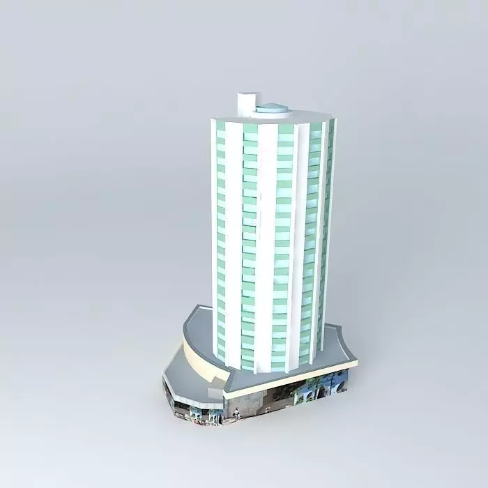 Building Itaguacu Campinas SP Av Francisco Glicerio 1639 3D model_0