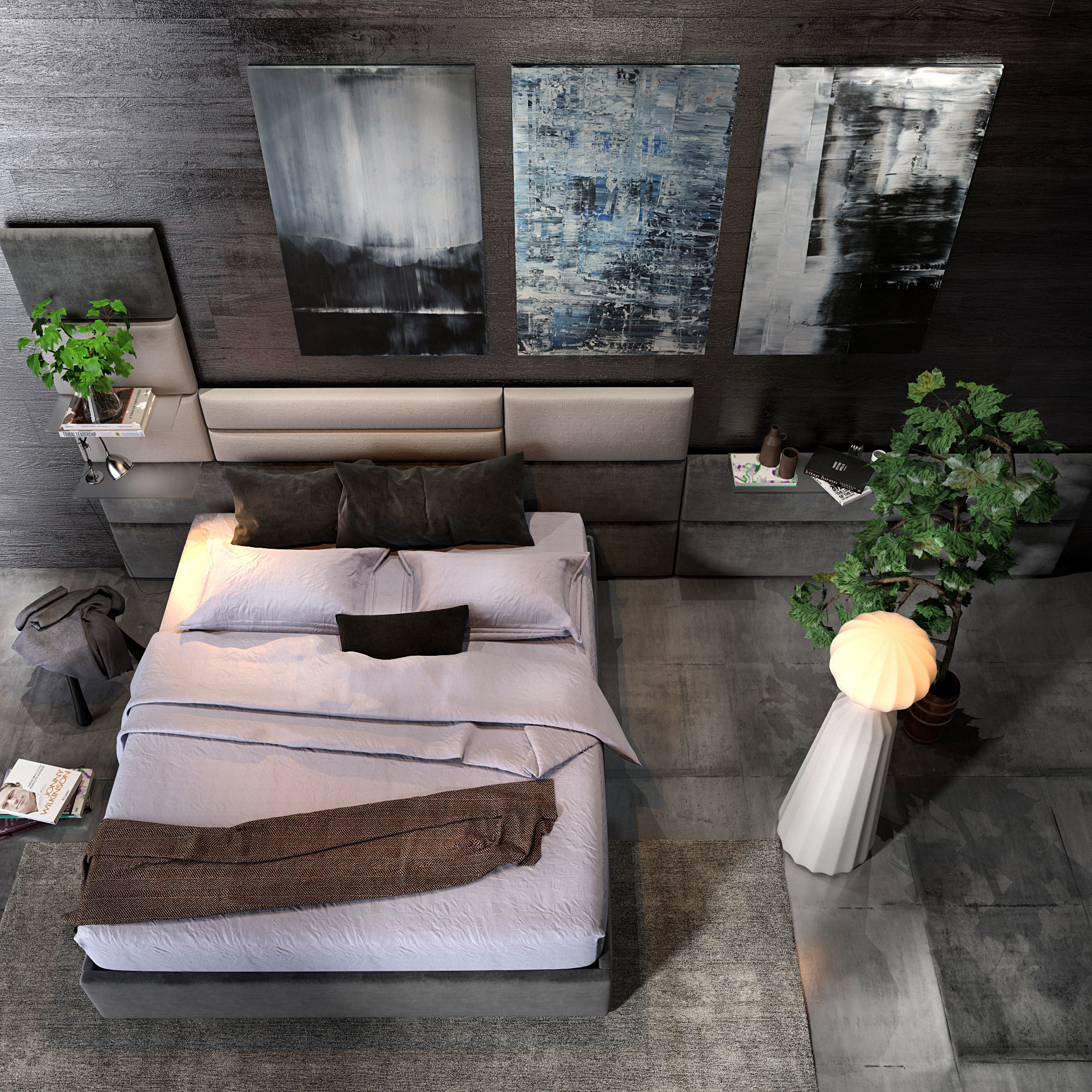 Felis Sommy bed 3D model_2