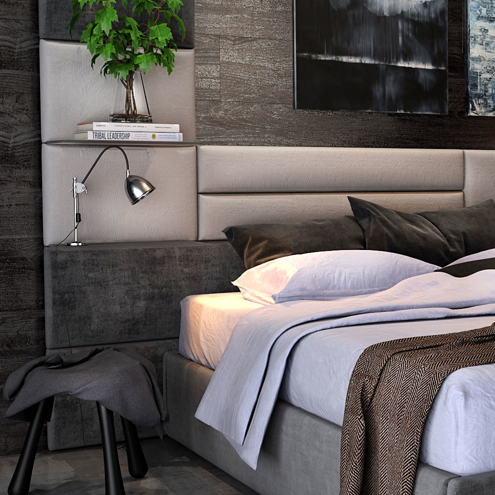 Felis Sommy bed 3D model_4