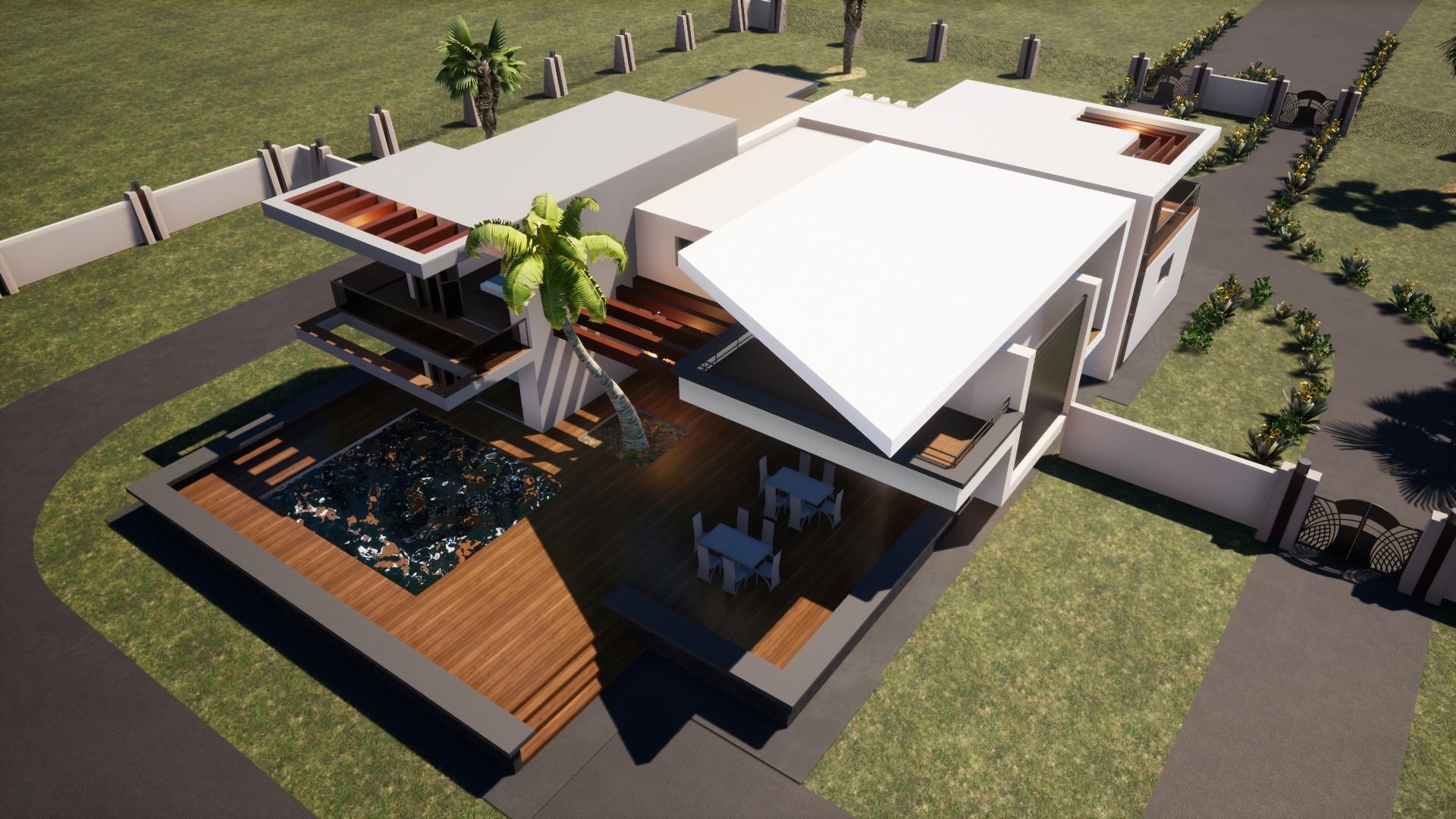 Four Bedroom House 3D model_3