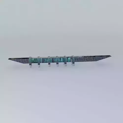 Tubing boat 3D model