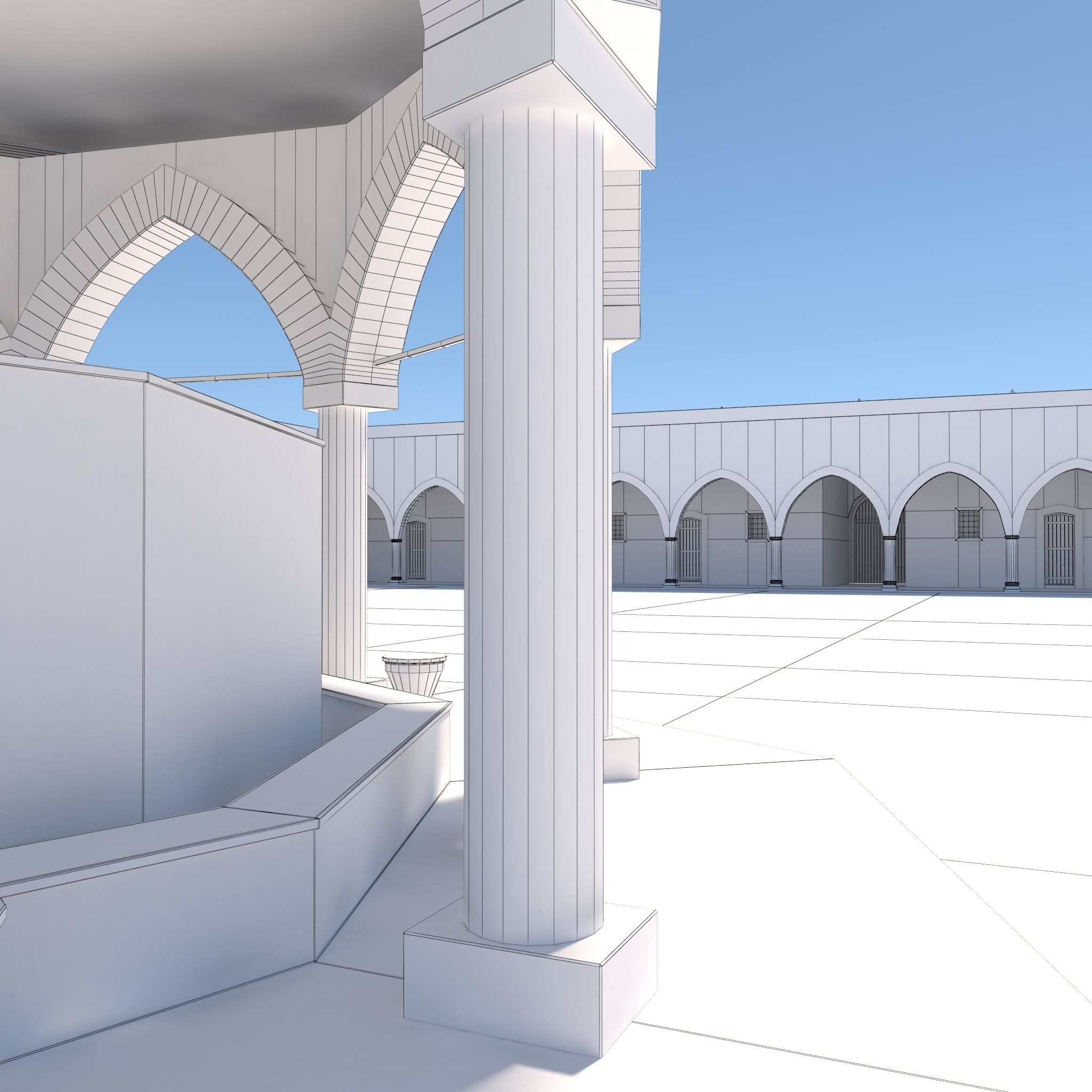 Medieval inn 3D model_27