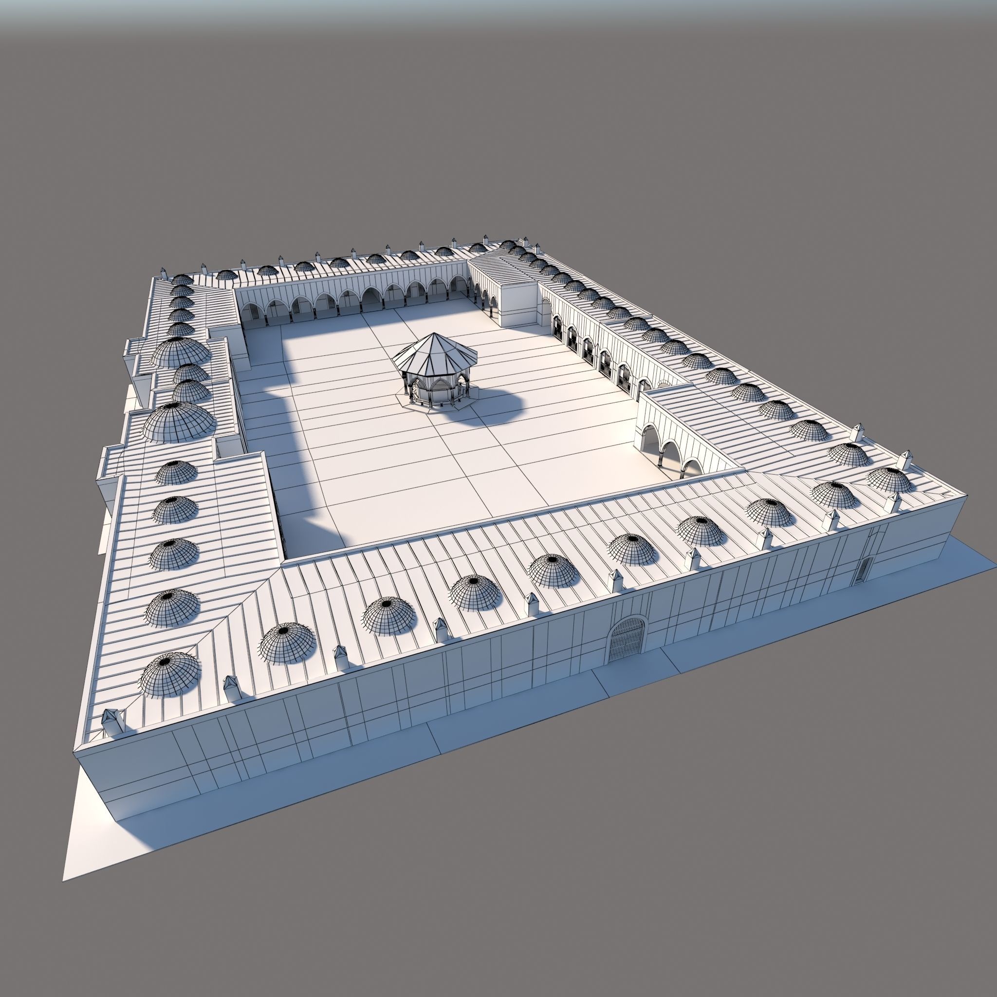 Medieval inn 3D model_1