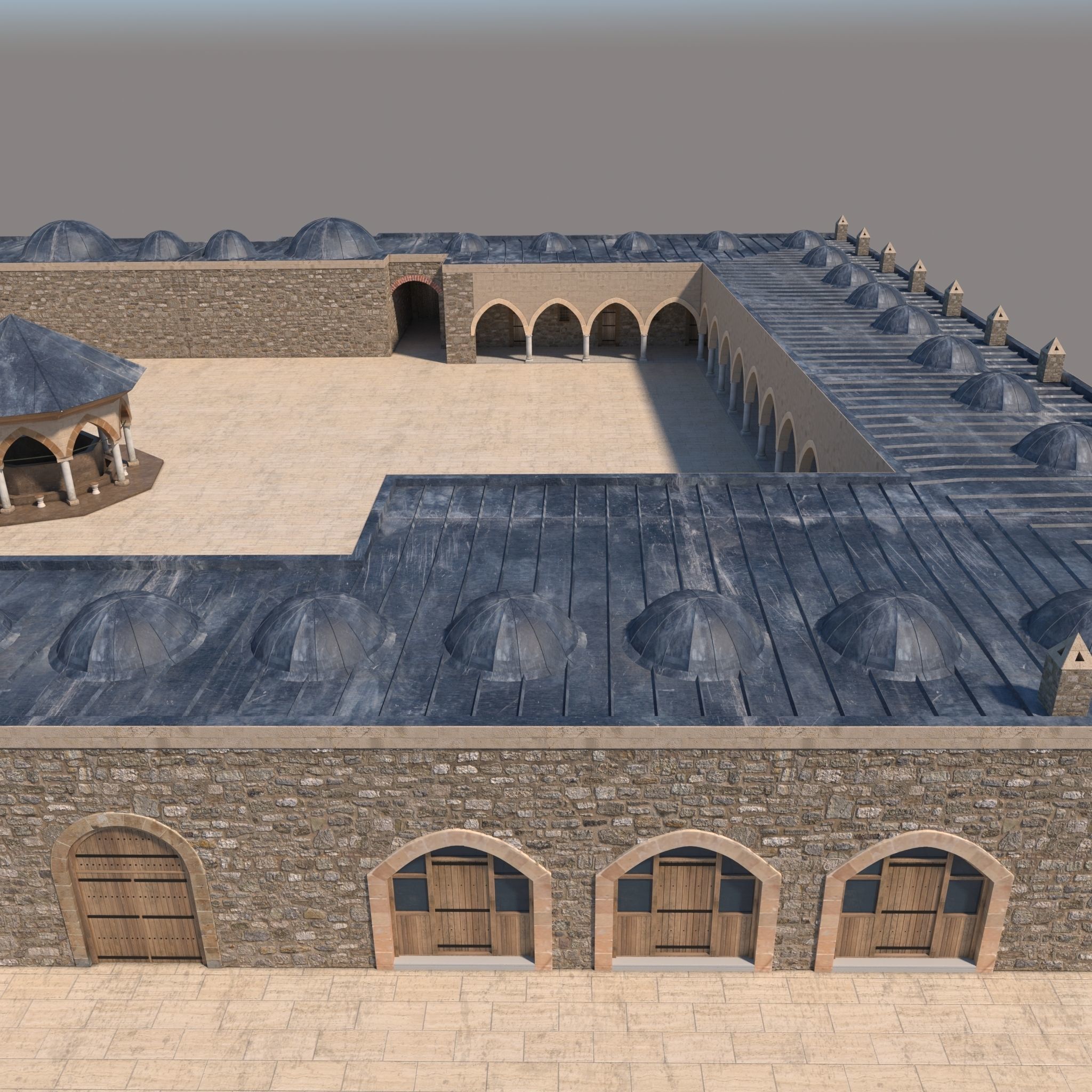 Medieval inn 3D model_18