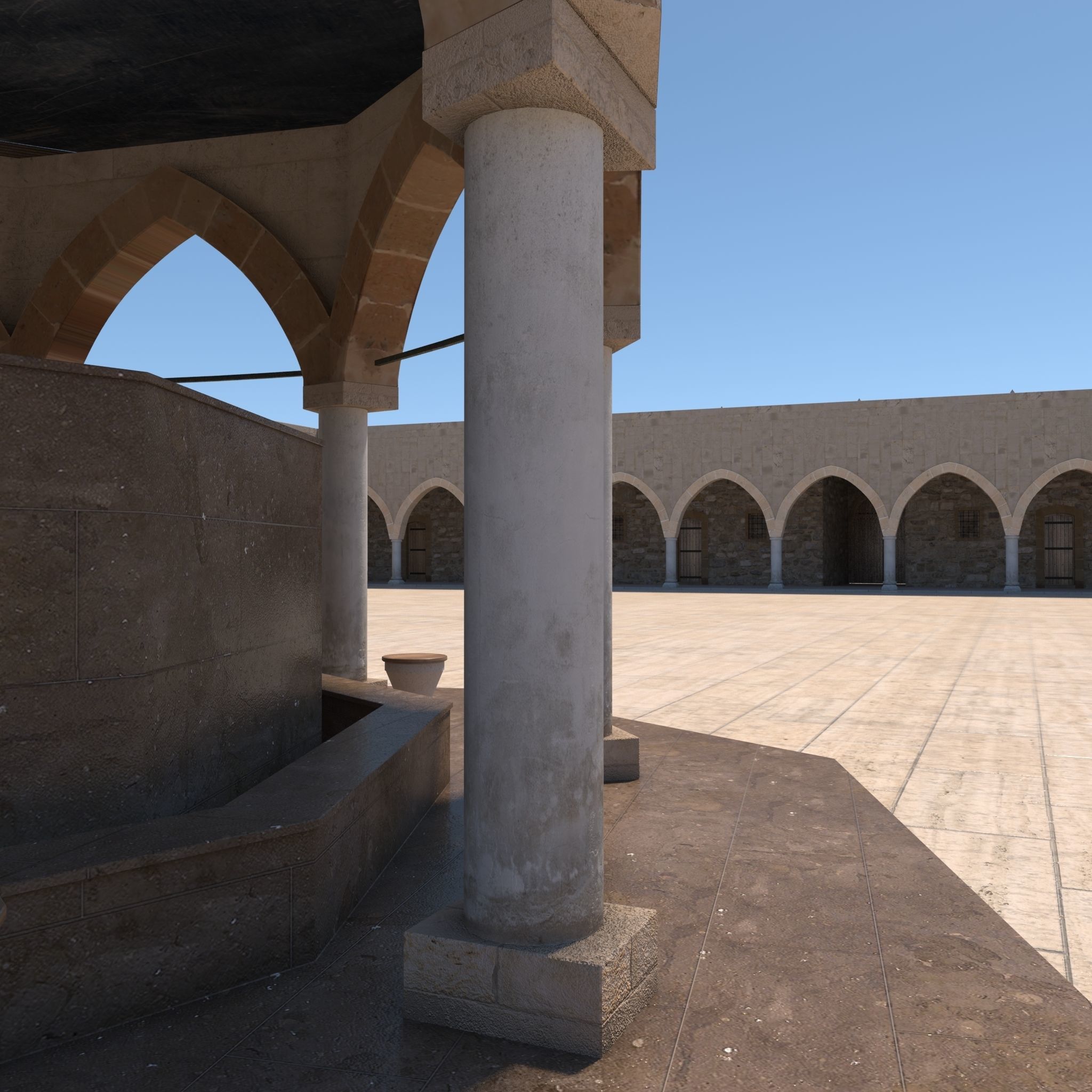 Medieval inn 3D model_26