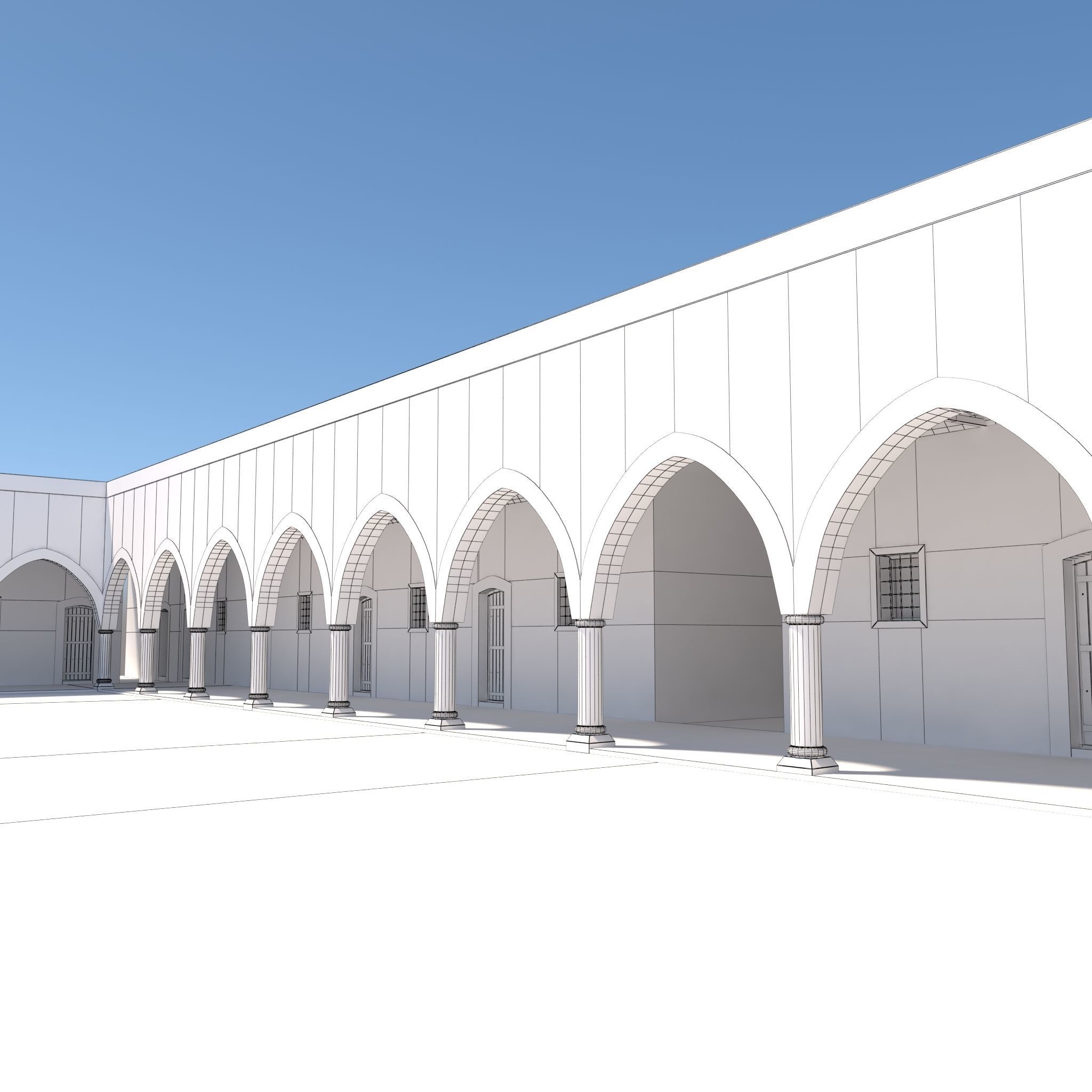 Medieval inn 3D model_25