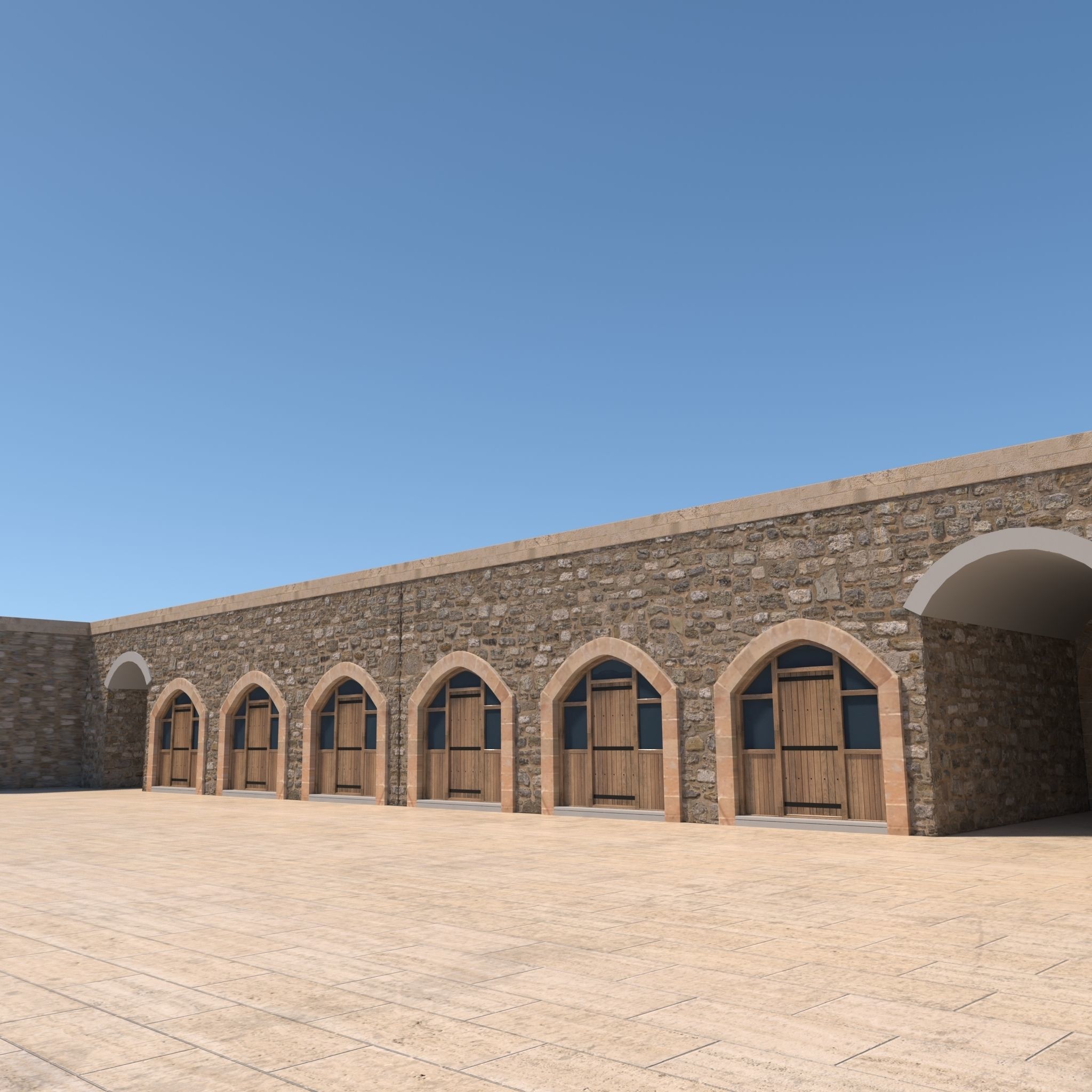 Medieval inn 3D model_14