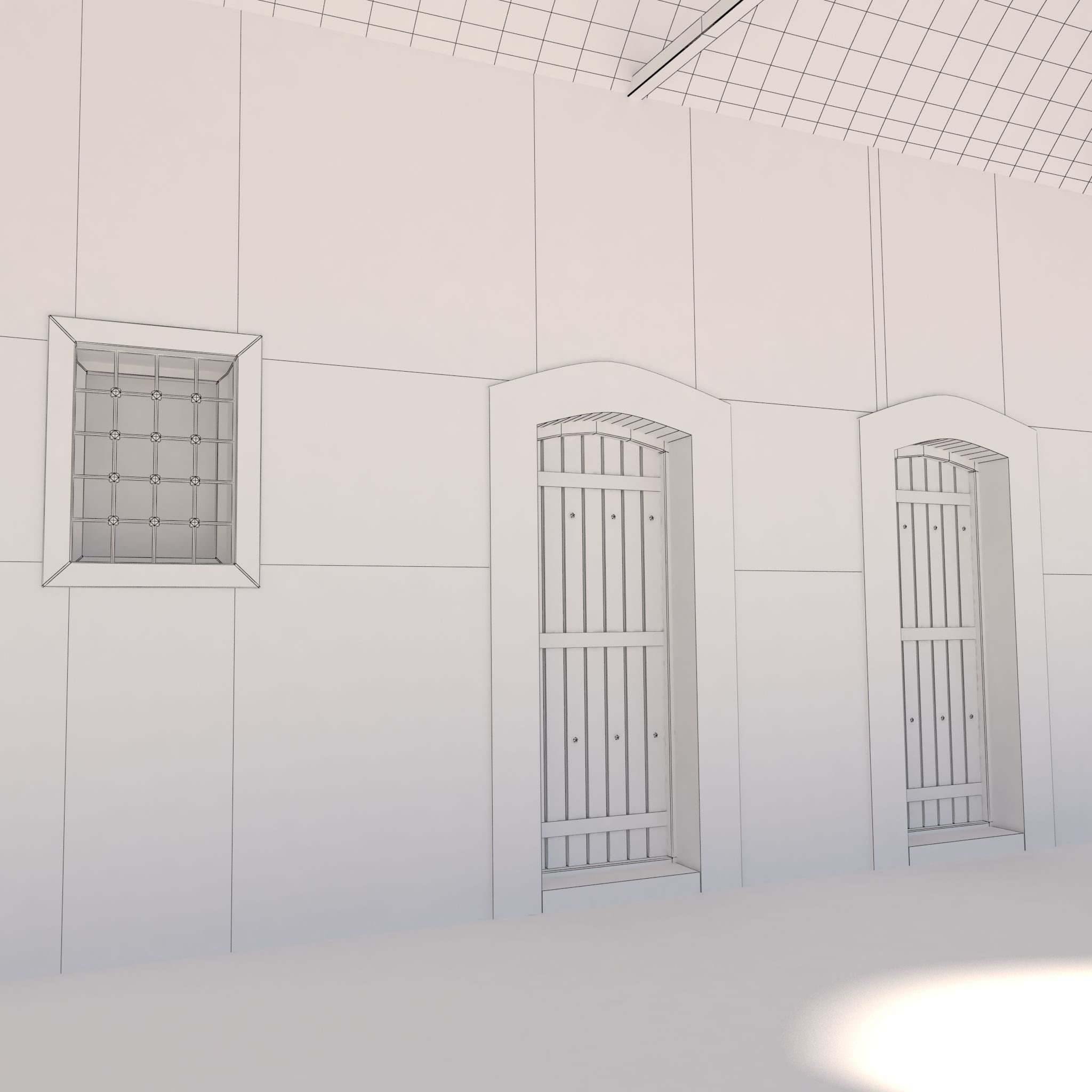 Medieval inn 3D model_9