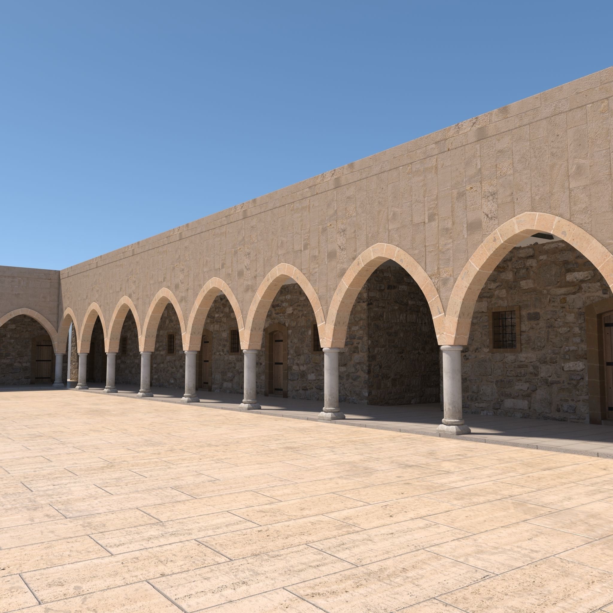 Medieval inn 3D model_24