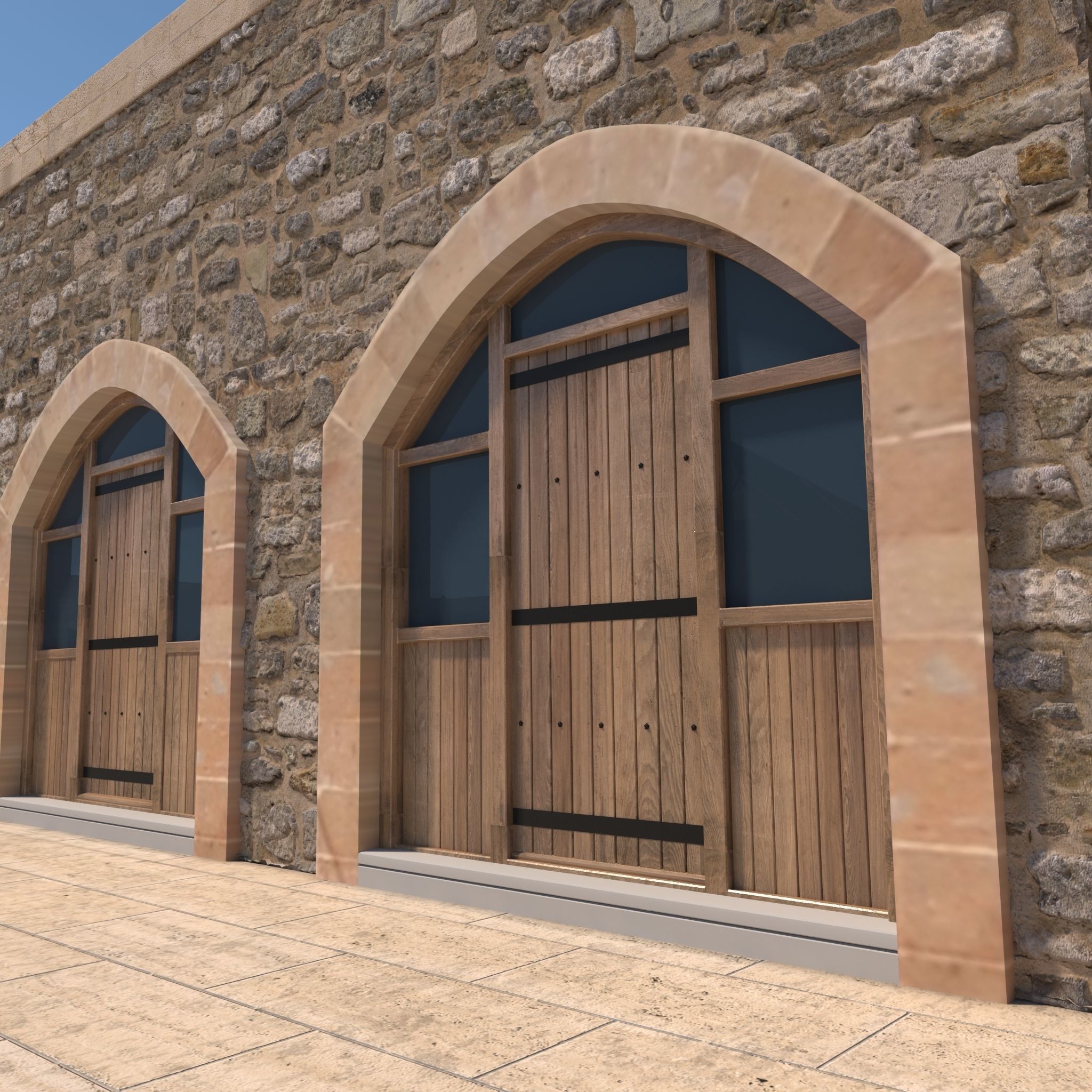 Medieval inn 3D model_16