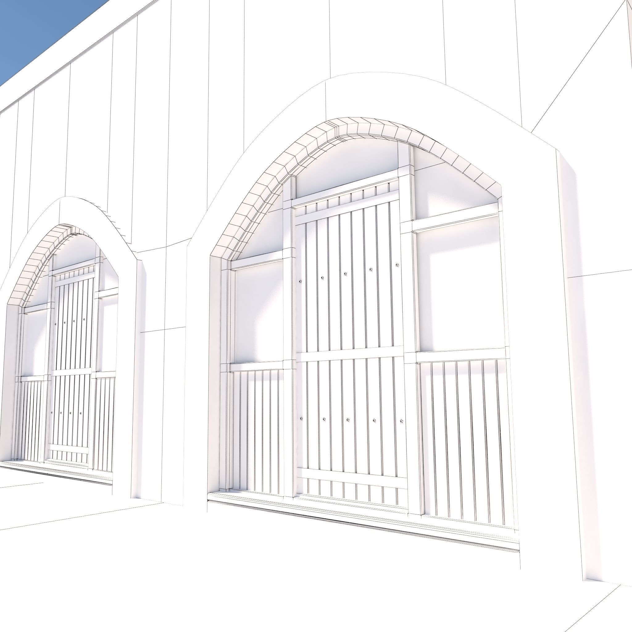 Medieval inn 3D model_17