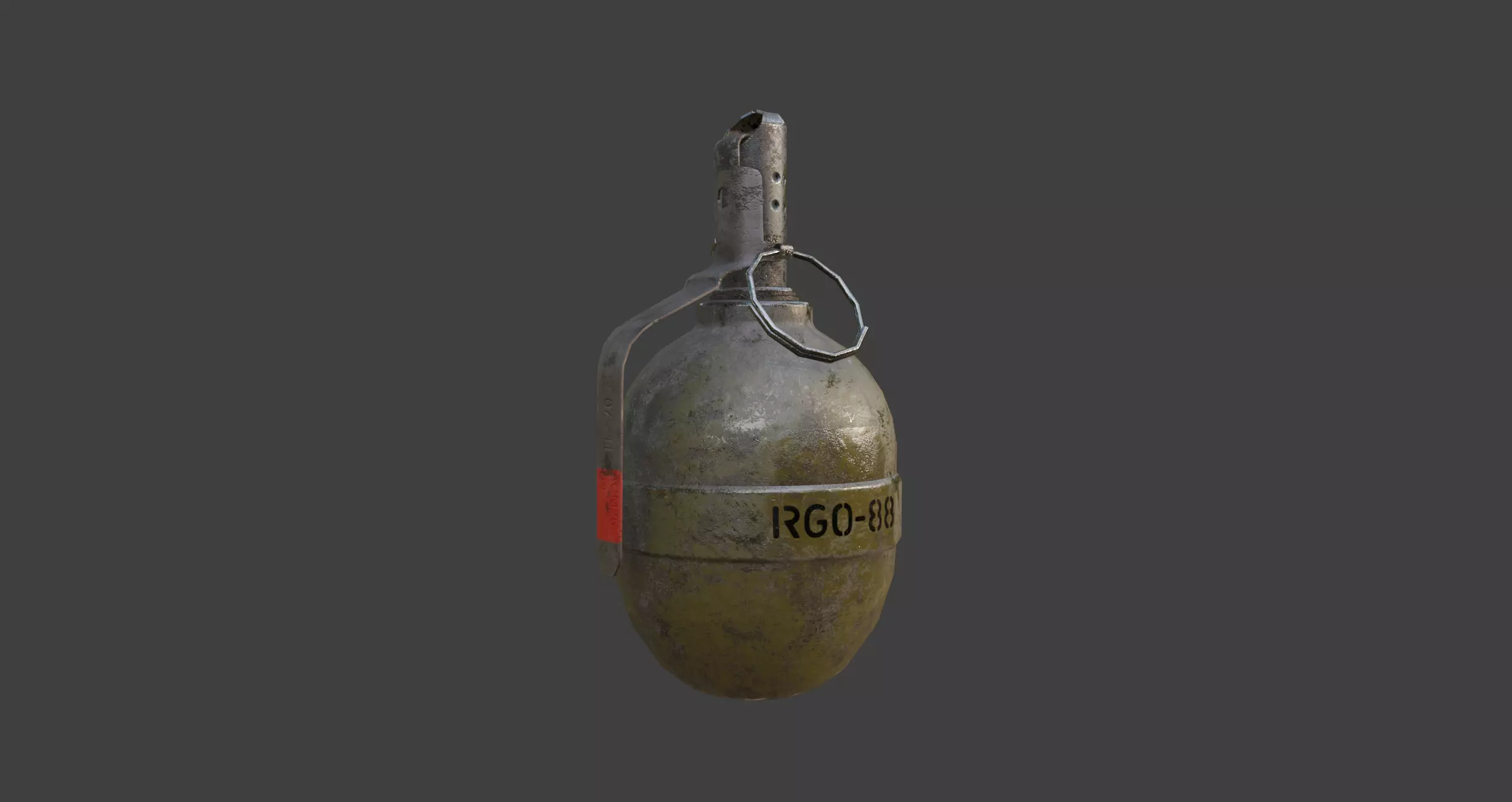 Grenade GBO-88 PBR Textures Low-poly 3D model_2