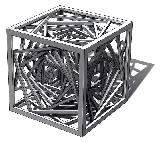 Vortex Tesseract 3D print model
