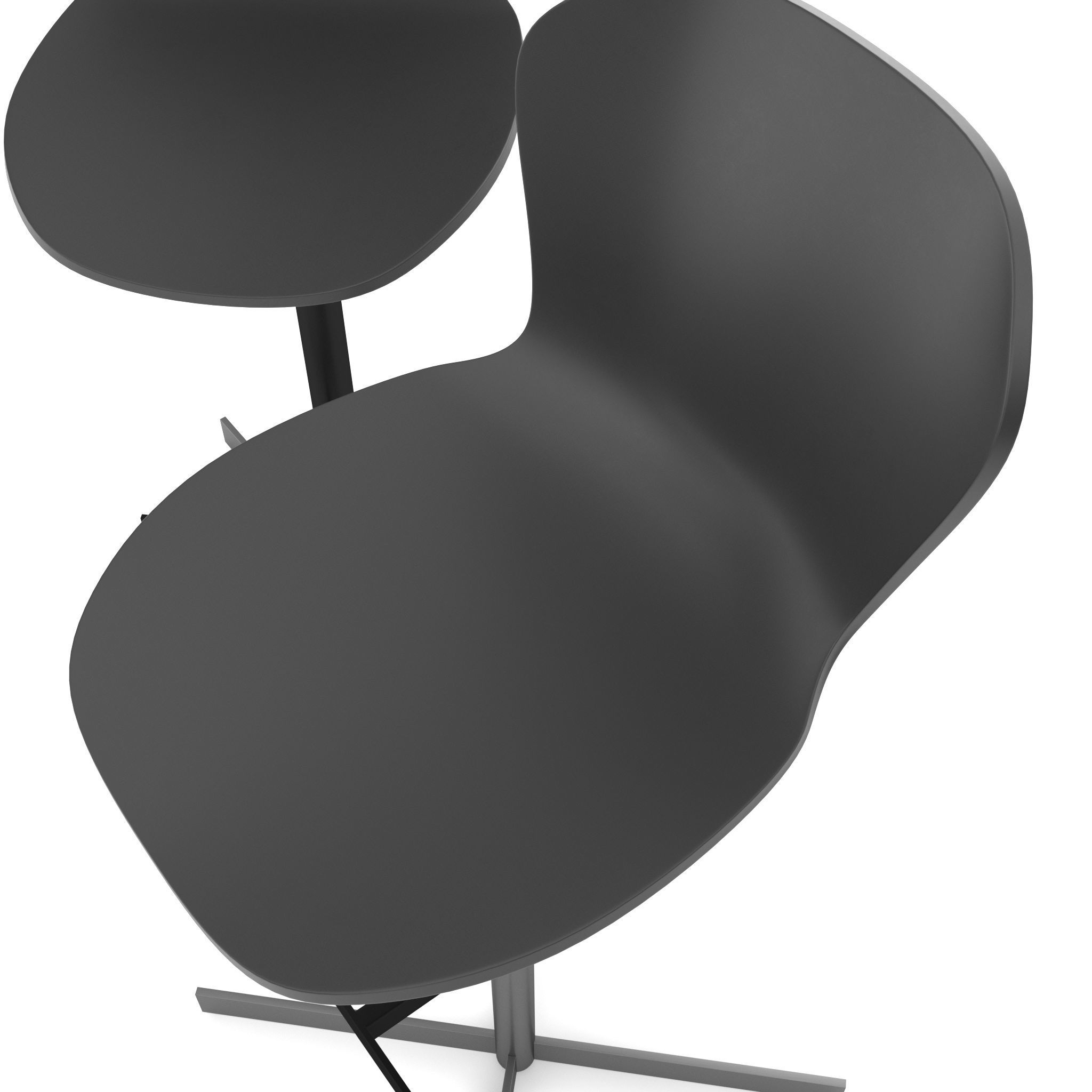Modern bar stool by BoConcept 3D model_5