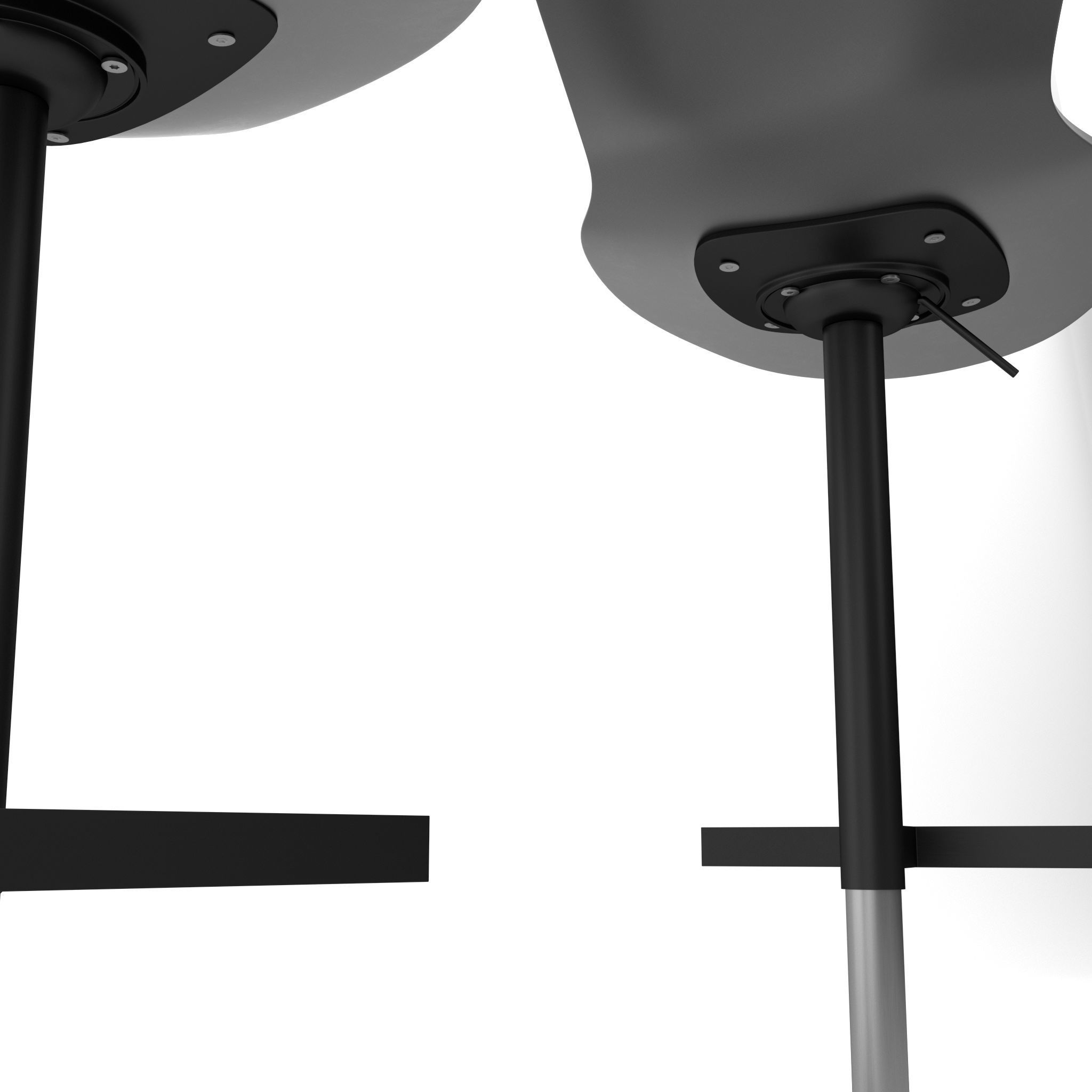 Modern bar stool by BoConcept 3D model_6
