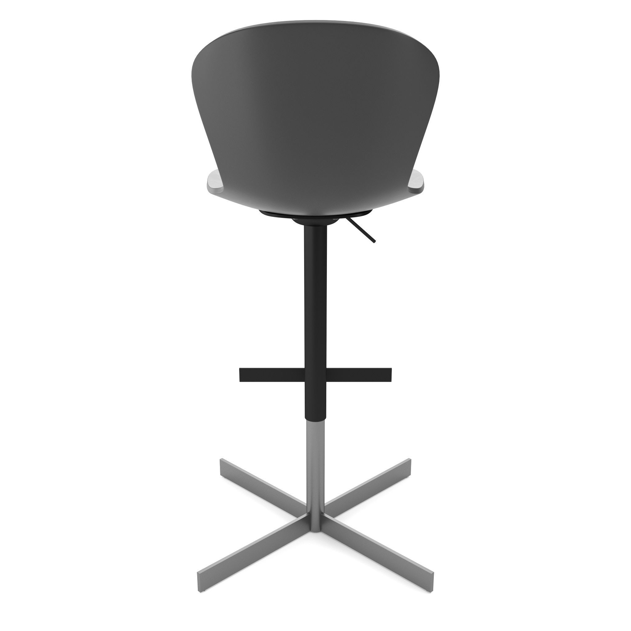 Modern bar stool by BoConcept 3D model_3