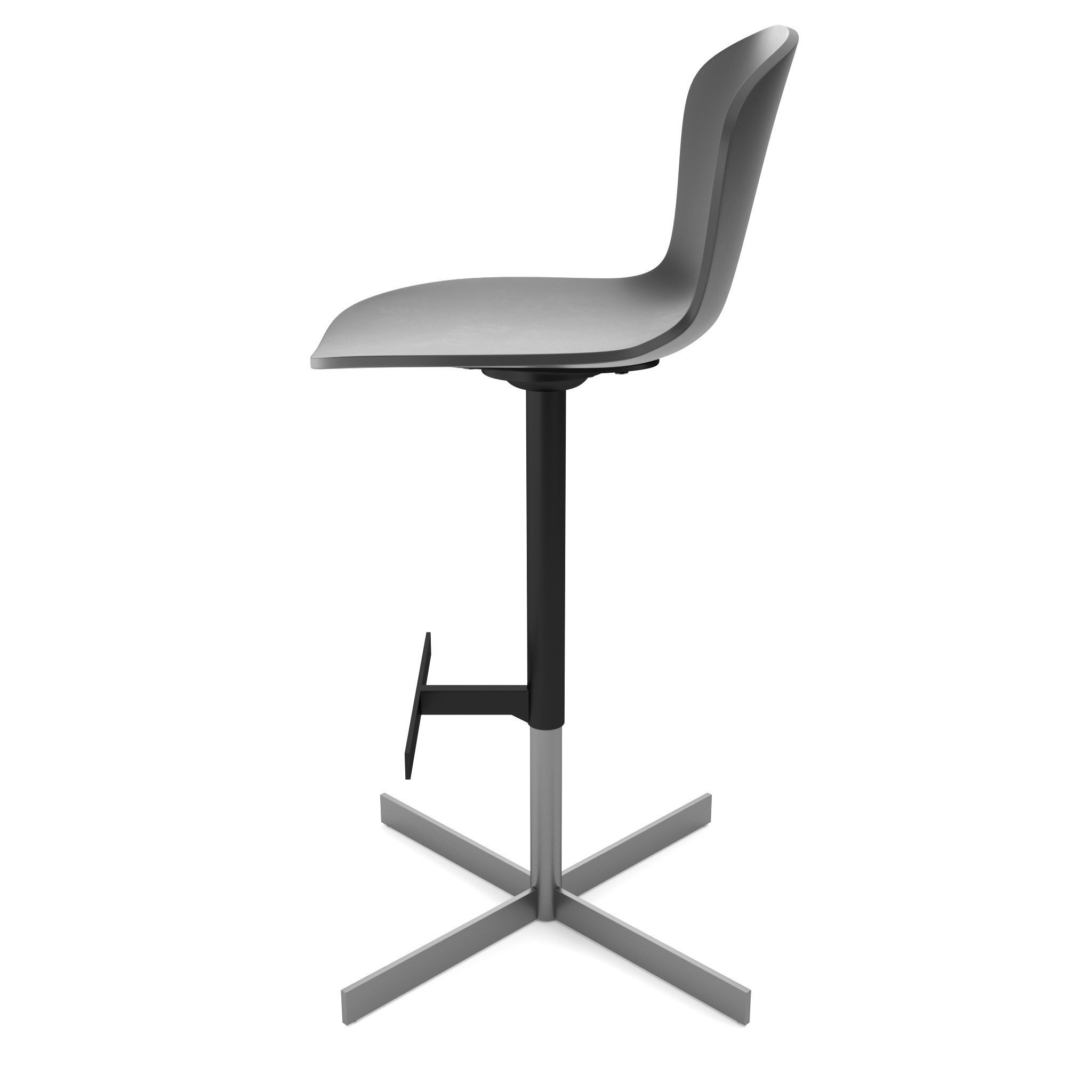 Modern bar stool by BoConcept 3D model_2