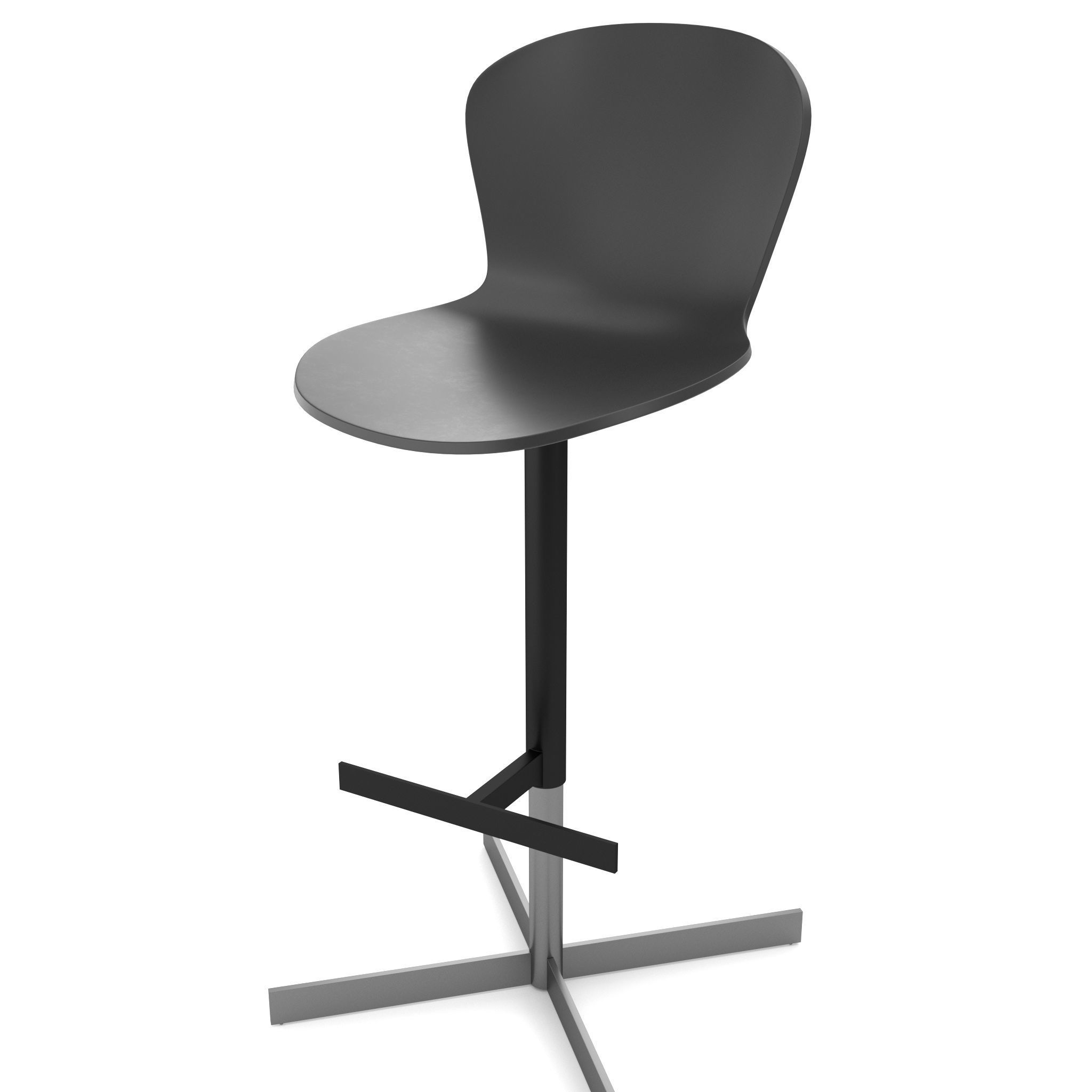Modern bar stool by BoConcept 3D model_1