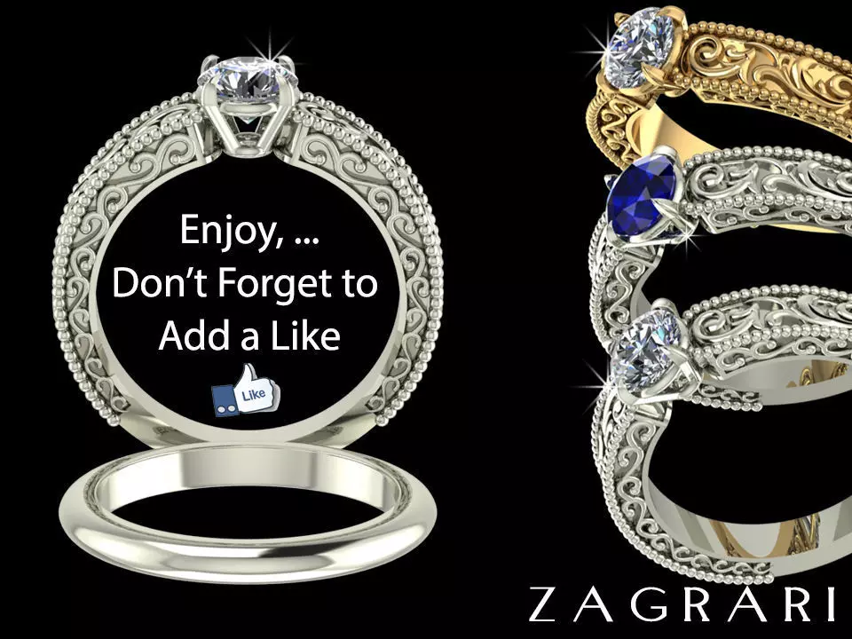 Wedding Ring Free 3D print model_0