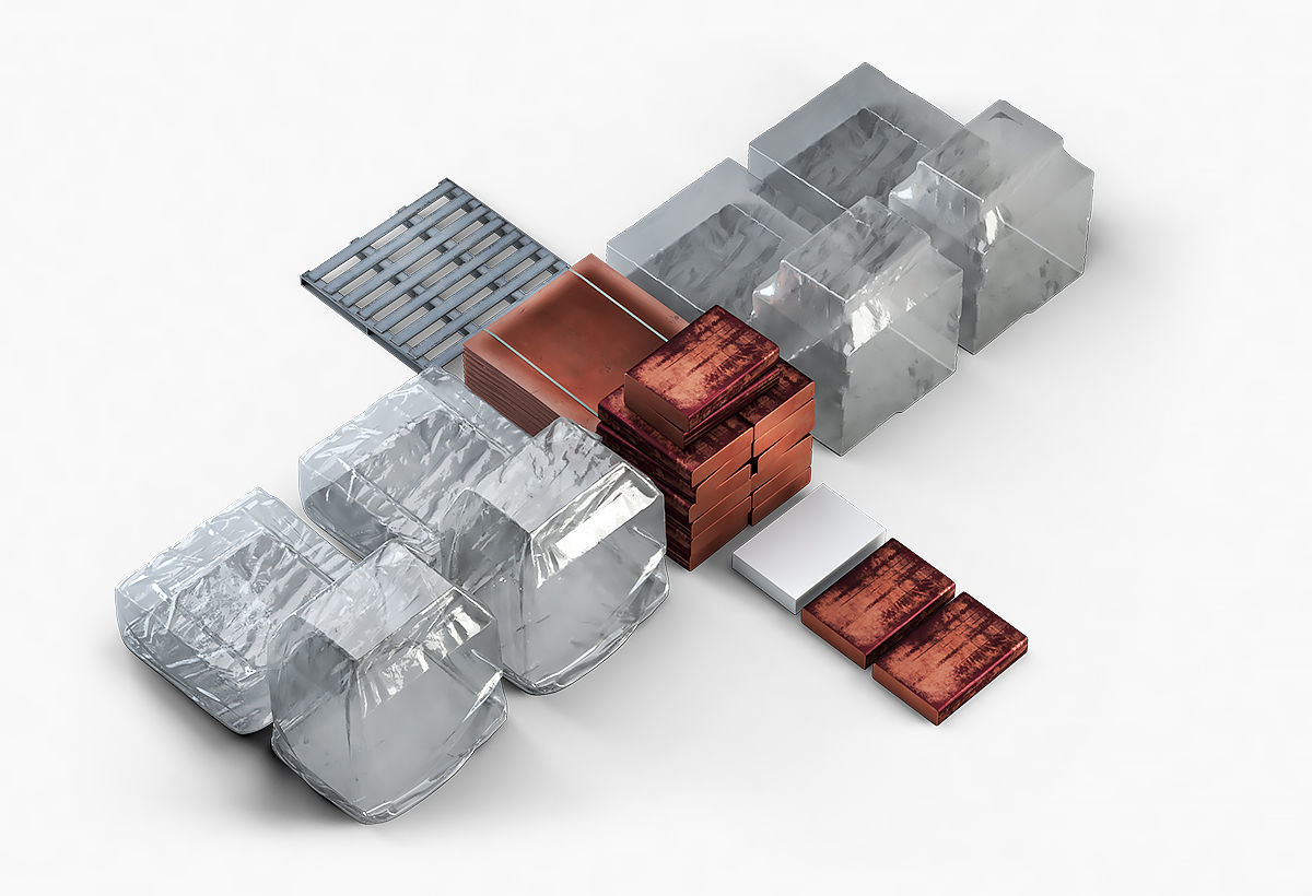 Copper ingot 17 and 18 3D model_10