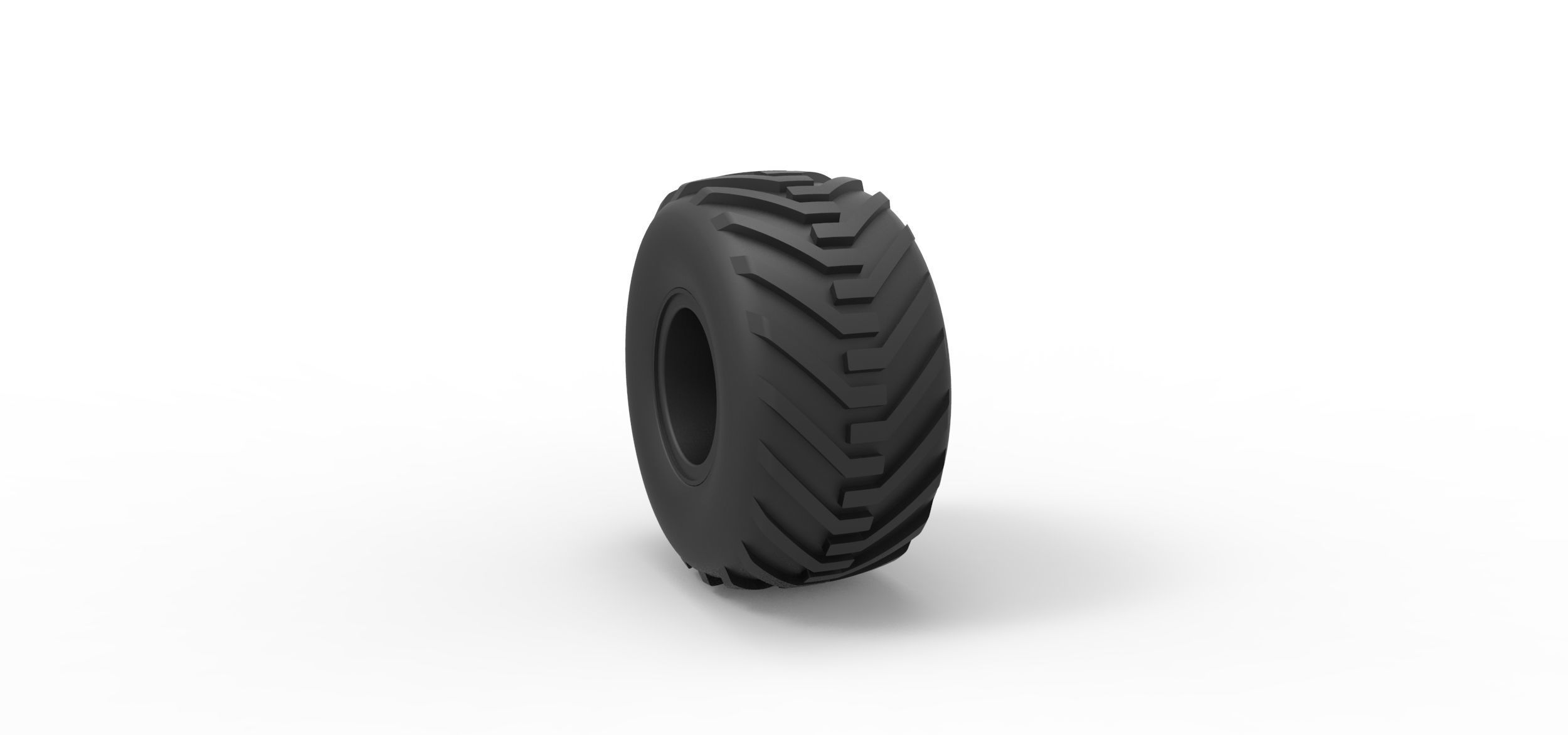 Offroad wheel 6 3D print model_1