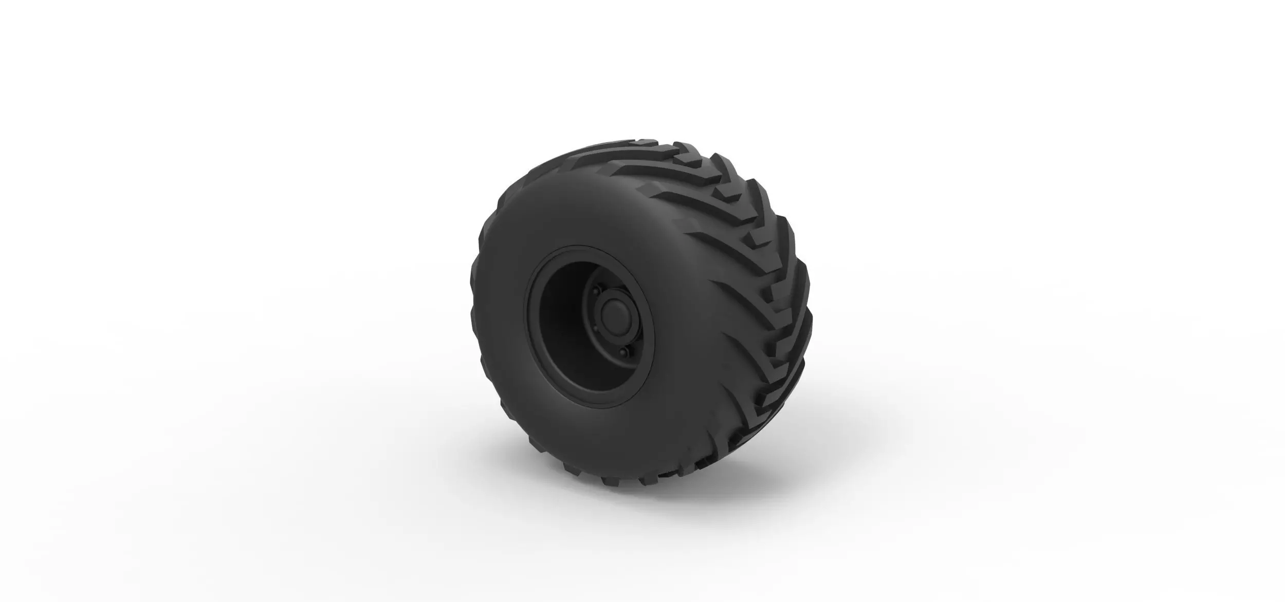 Offroad wheel 6 3D print model_0