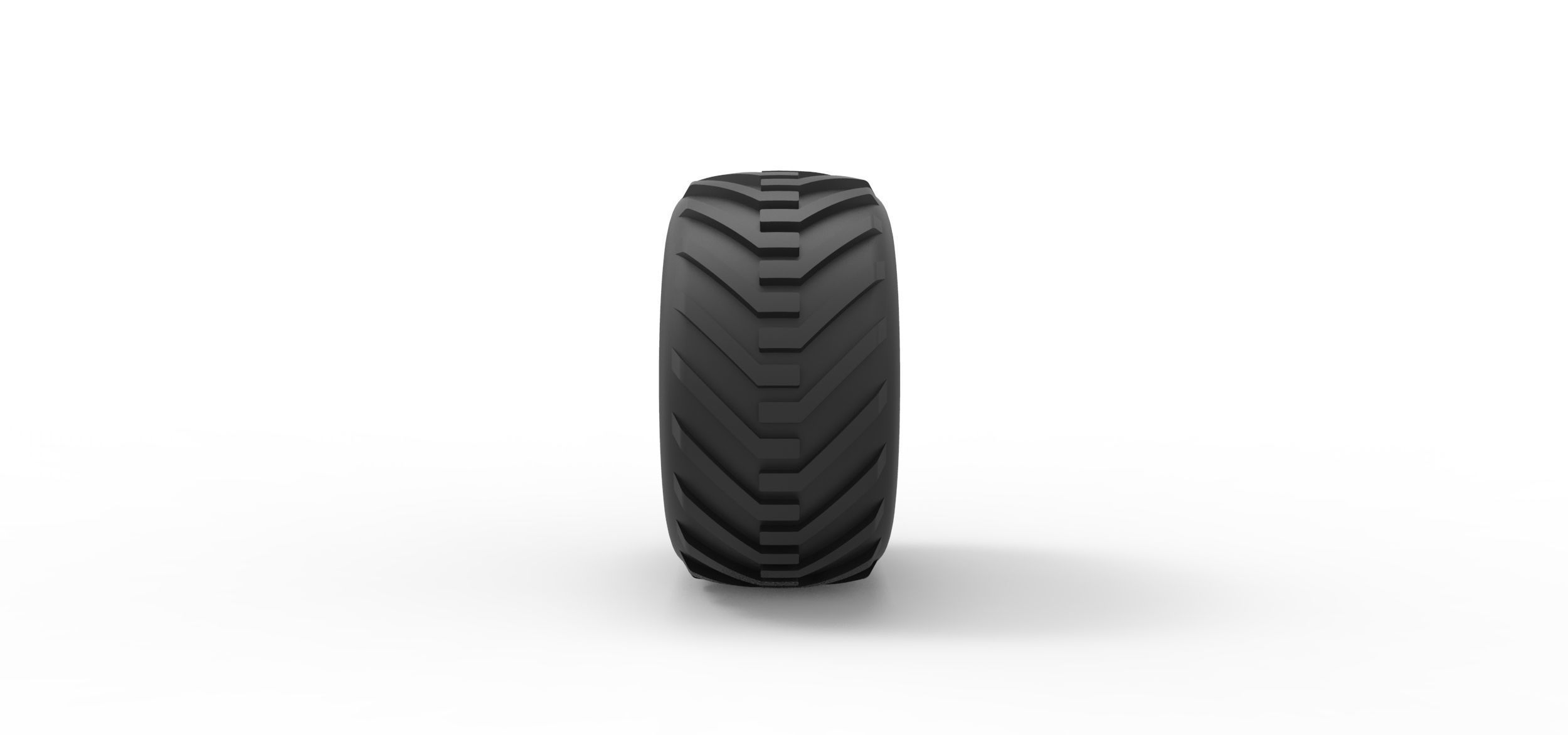 Offroad wheel 6 3D print model_2