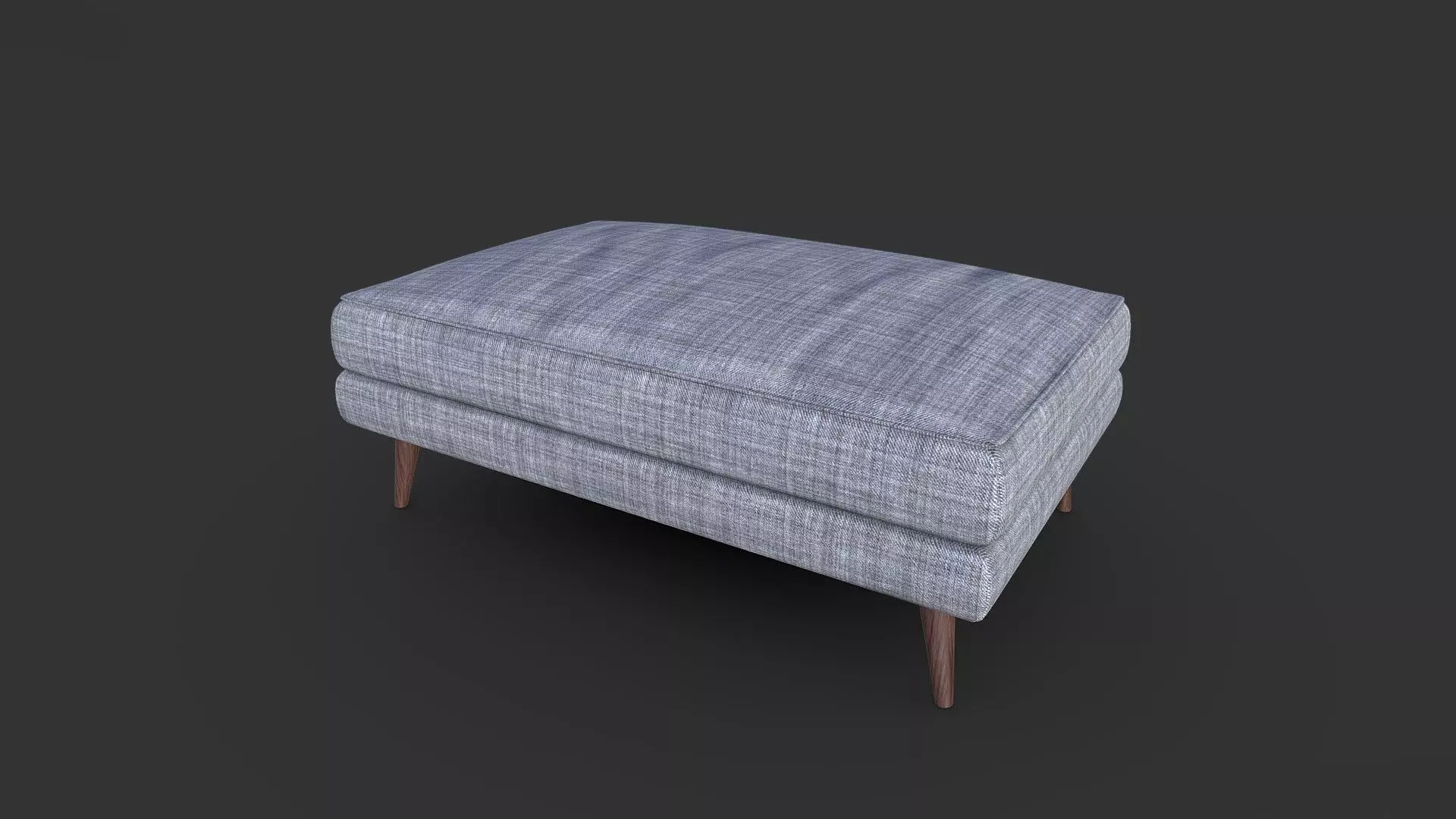 Dane Ottoman Low-poly 3D model
