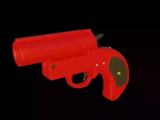 Flare Gun Free 3D model