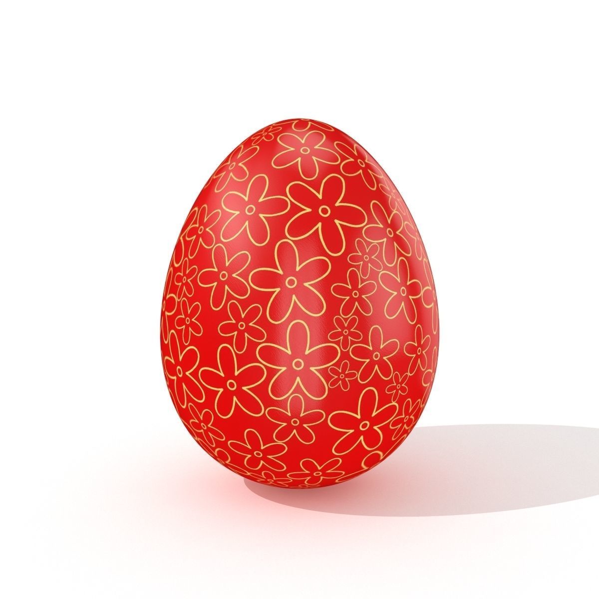 Easter Egg Cracked  N010 Low-poly 3D model_2