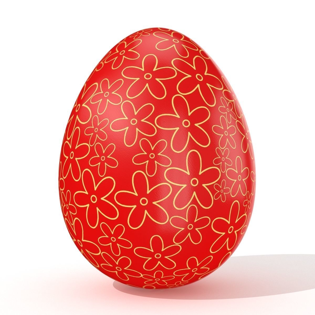 Easter Egg Cracked  N010 Low-poly 3D model_4
