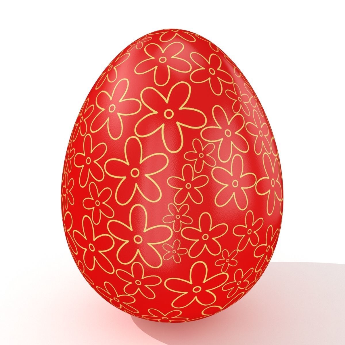 Easter Egg Cracked  N010 Low-poly 3D model_3