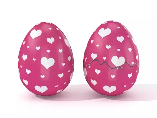 Easter Egg Cracked  N009