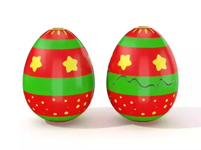 Easter Egg Cracked  N008