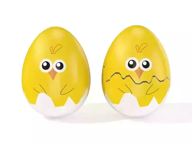 Easter Egg Cracked  N001