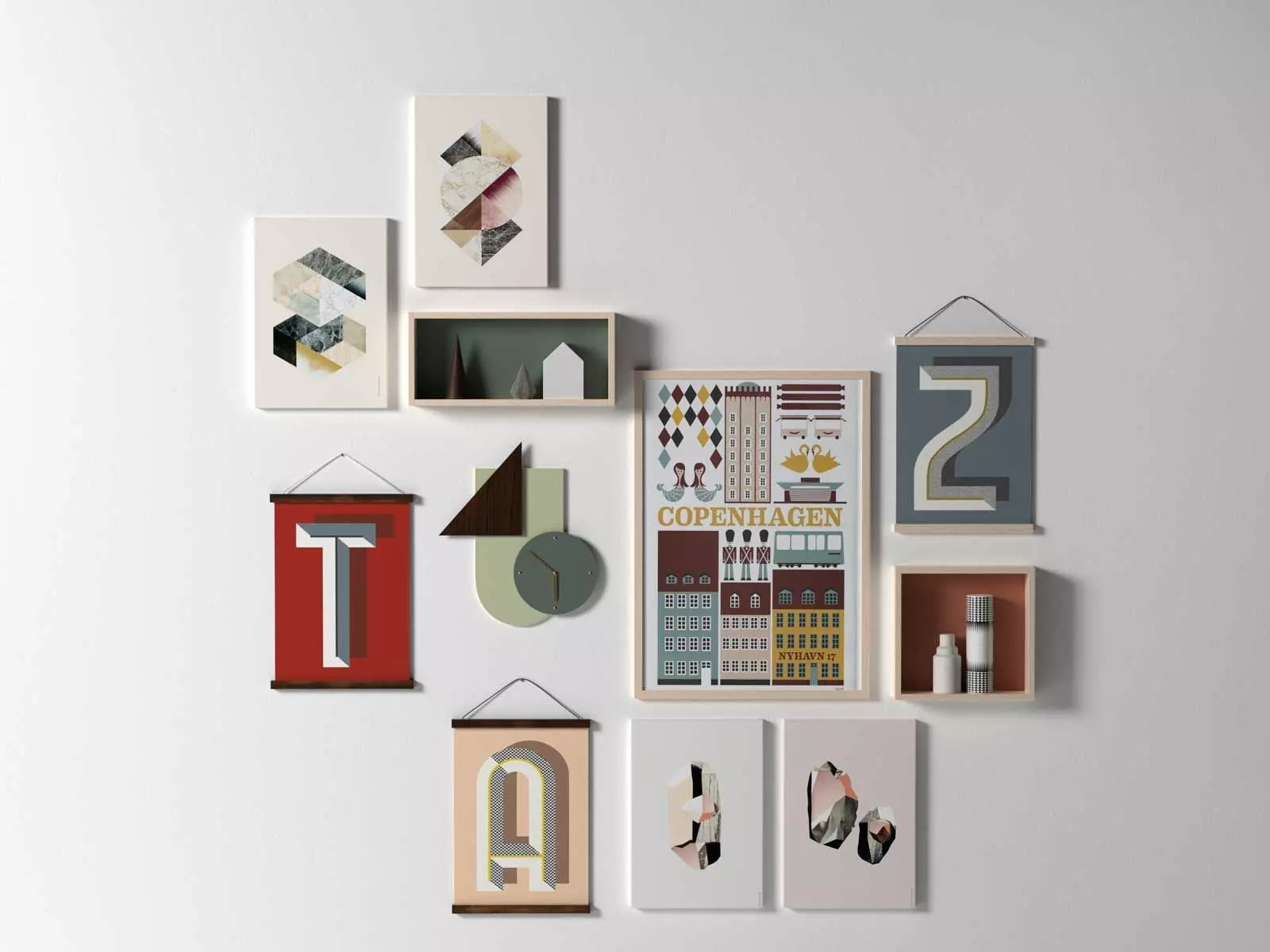 Wooden Frames 3D model_0