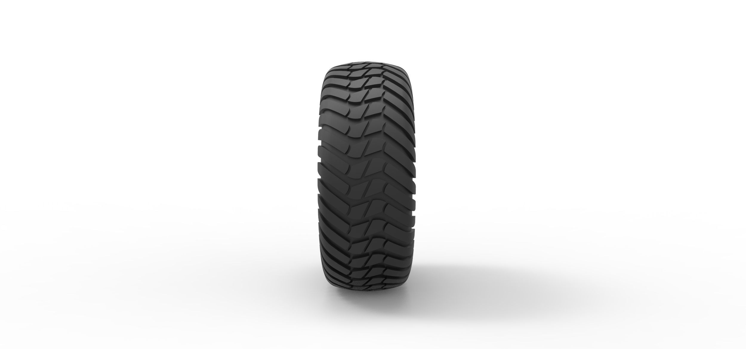 Offroad wheel 8 3D print model_2